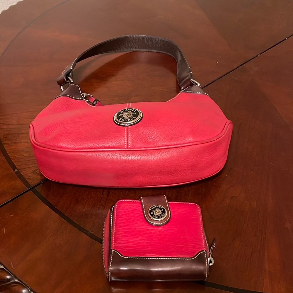 DOONEY  & BOURKE shoulder bag with matching wallet.
